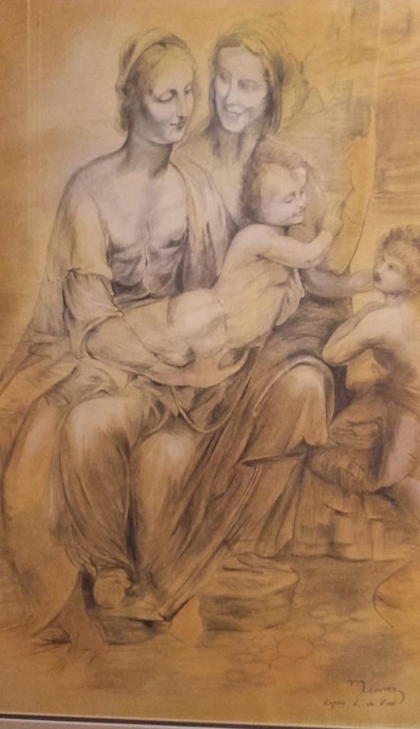 La Sainte Famille d'après Léonard de Vinci