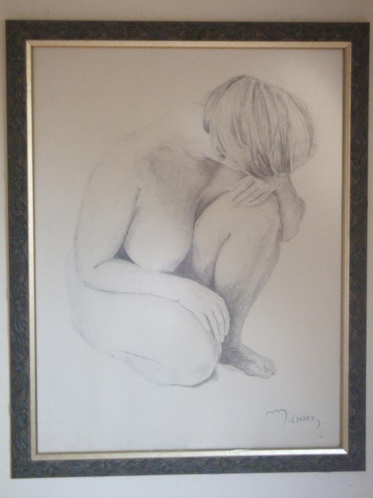 Nu à genoux