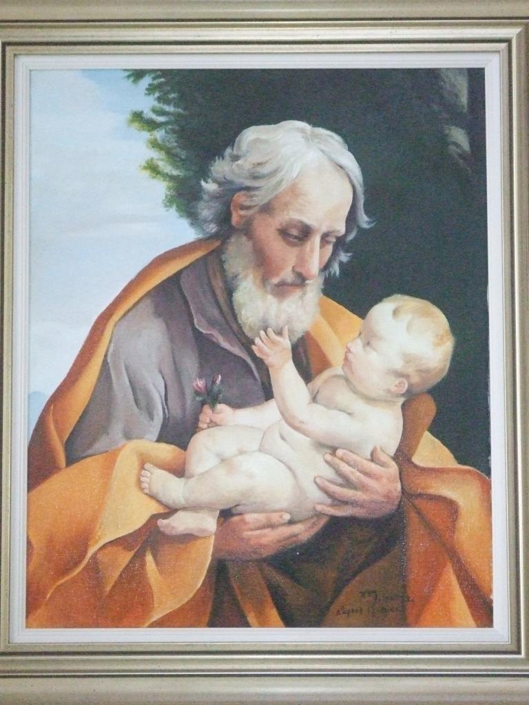 Saint Joseph et l'enfant Jésus d'après G. Reni