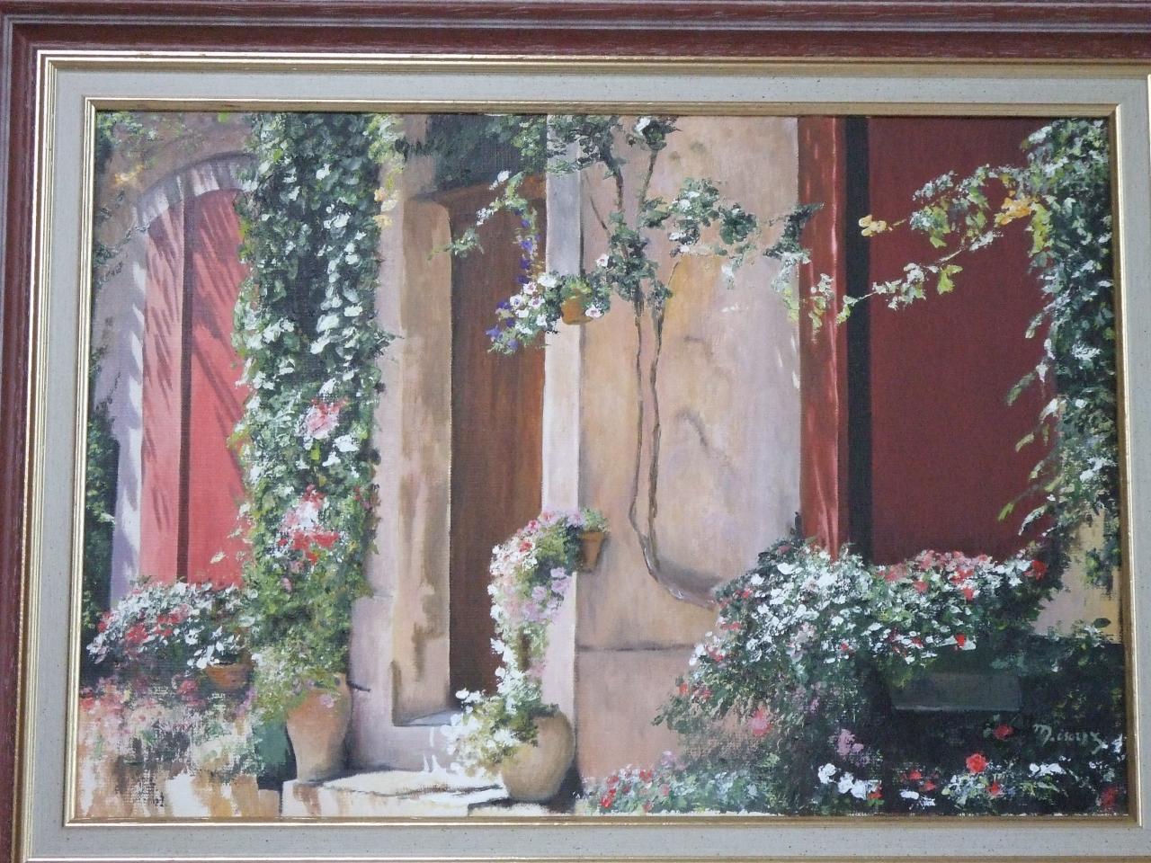 Façade fleurie
