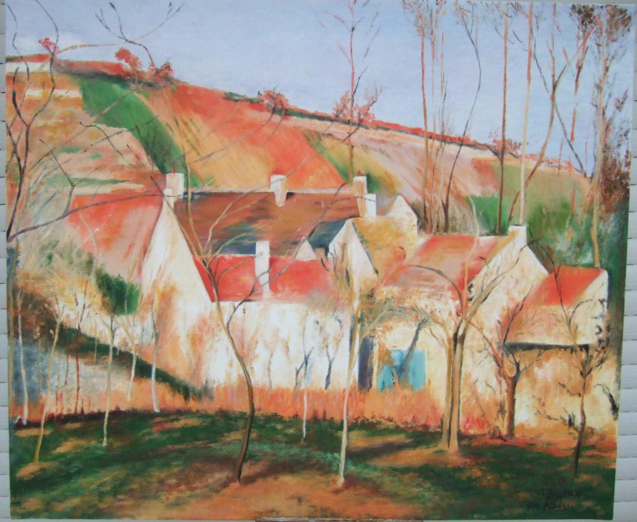 Les Toits Rouges d'après Pissaro