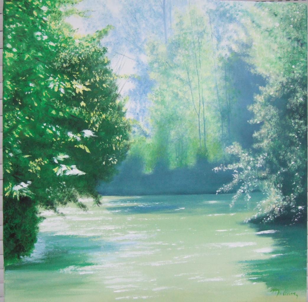 Étang et sous-bois