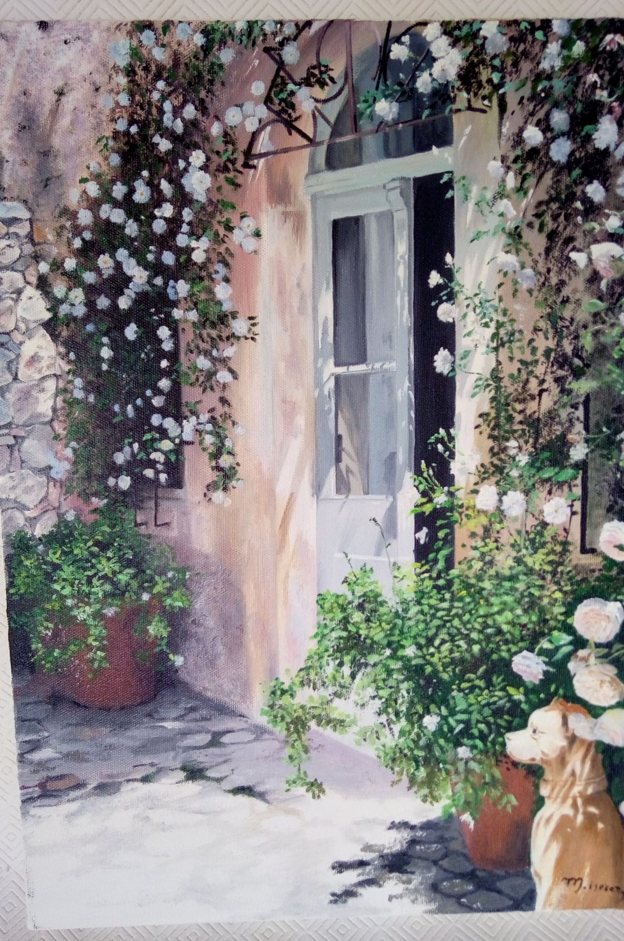 Facade fleurie