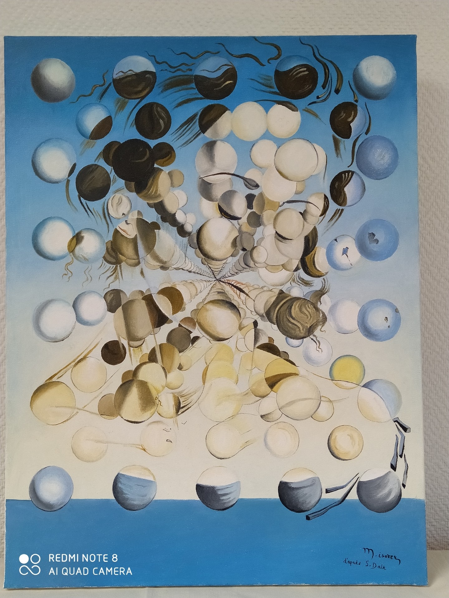 Galathée aux sphères - D'après S.Dali